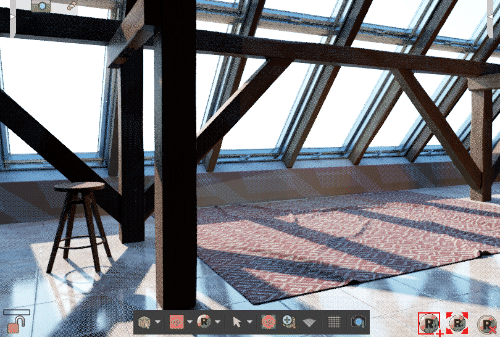 Progressive rendering demonstration