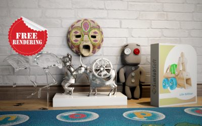 Generating Fixed Size Rendered Image with SimLab Composer Lite