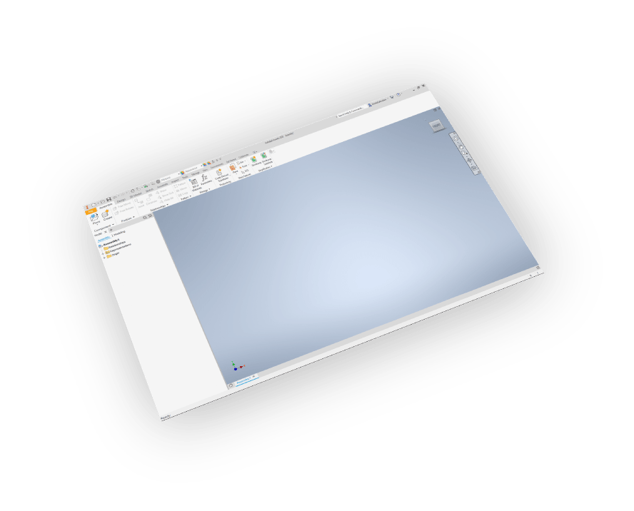 Autodesk Inventor interface showing 3D PDF export