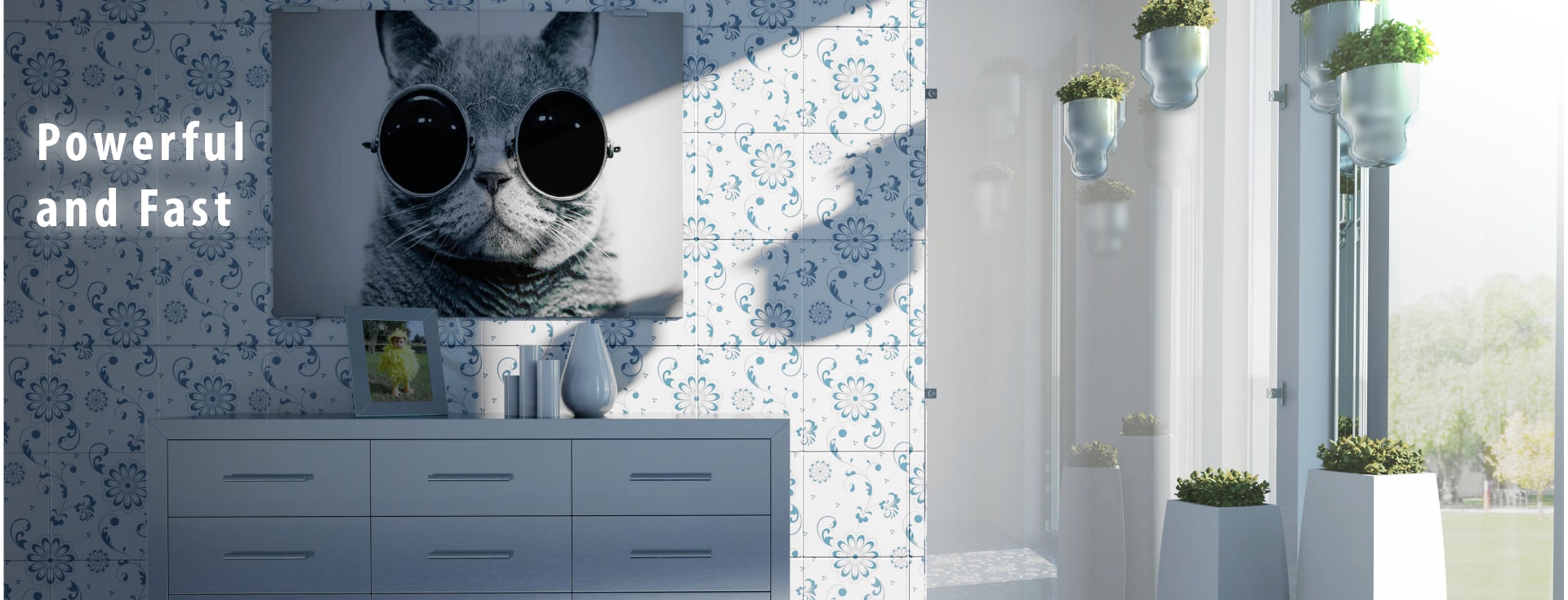 Real-time 3D rendering software showcase