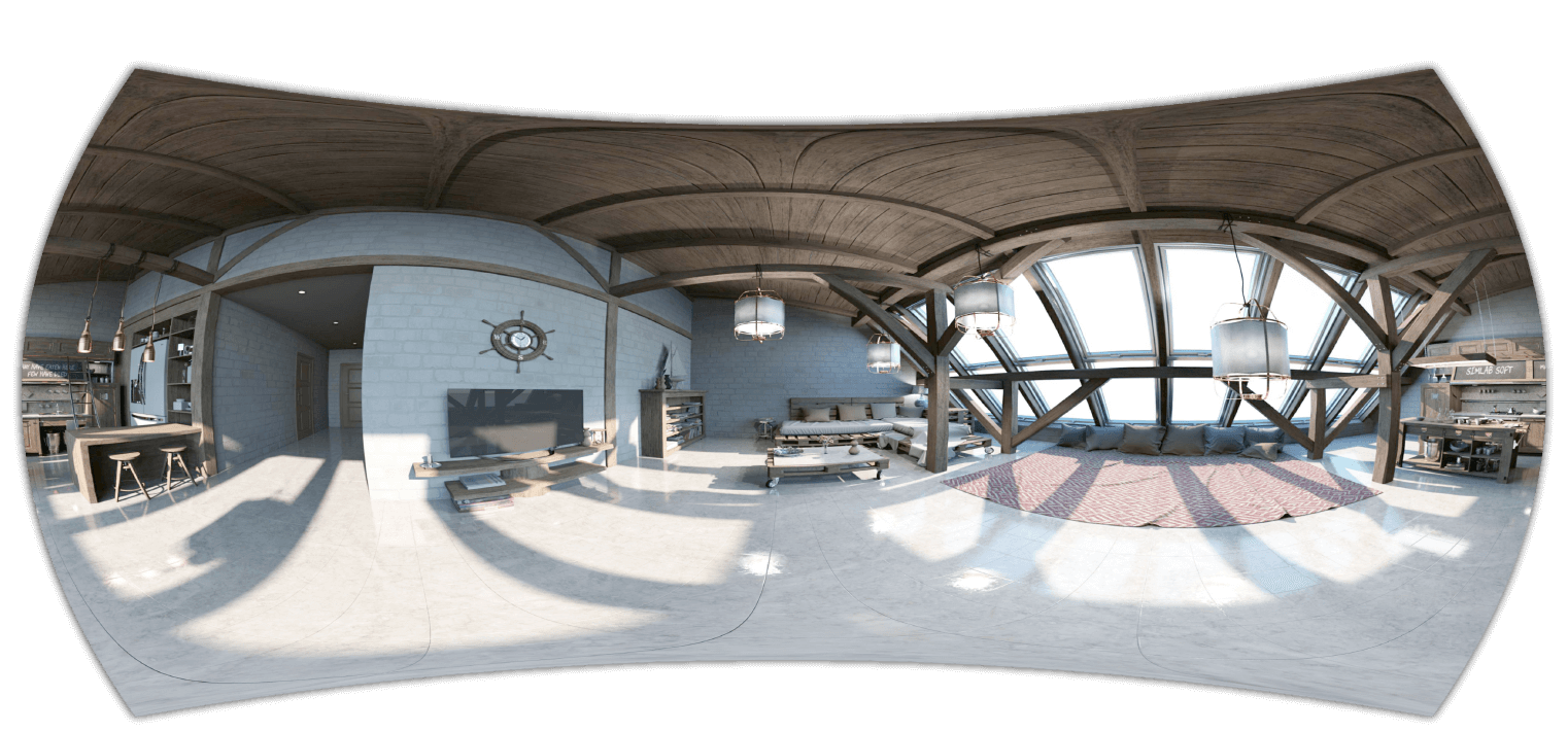 360 rendering example