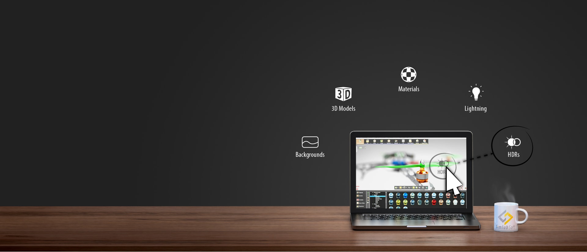 Material libraries background mobile